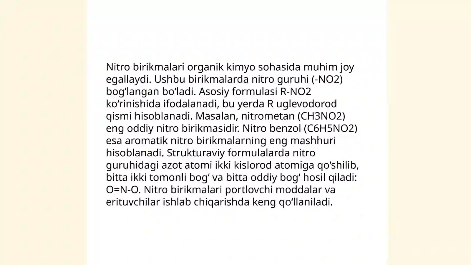 Nitro birikmalar 4