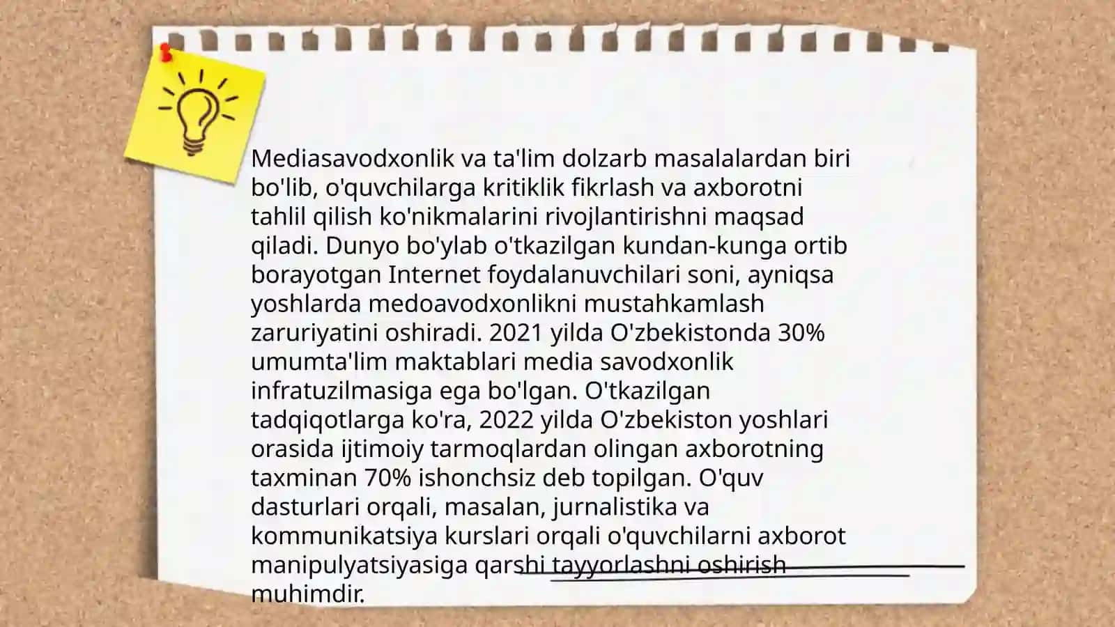Mediasavodxonlikni rivojlantirish yôllari 4