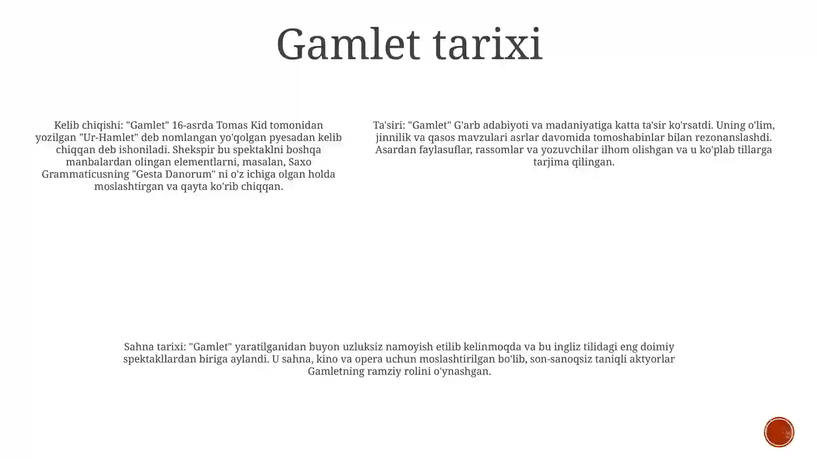 Hamlet Asari 4