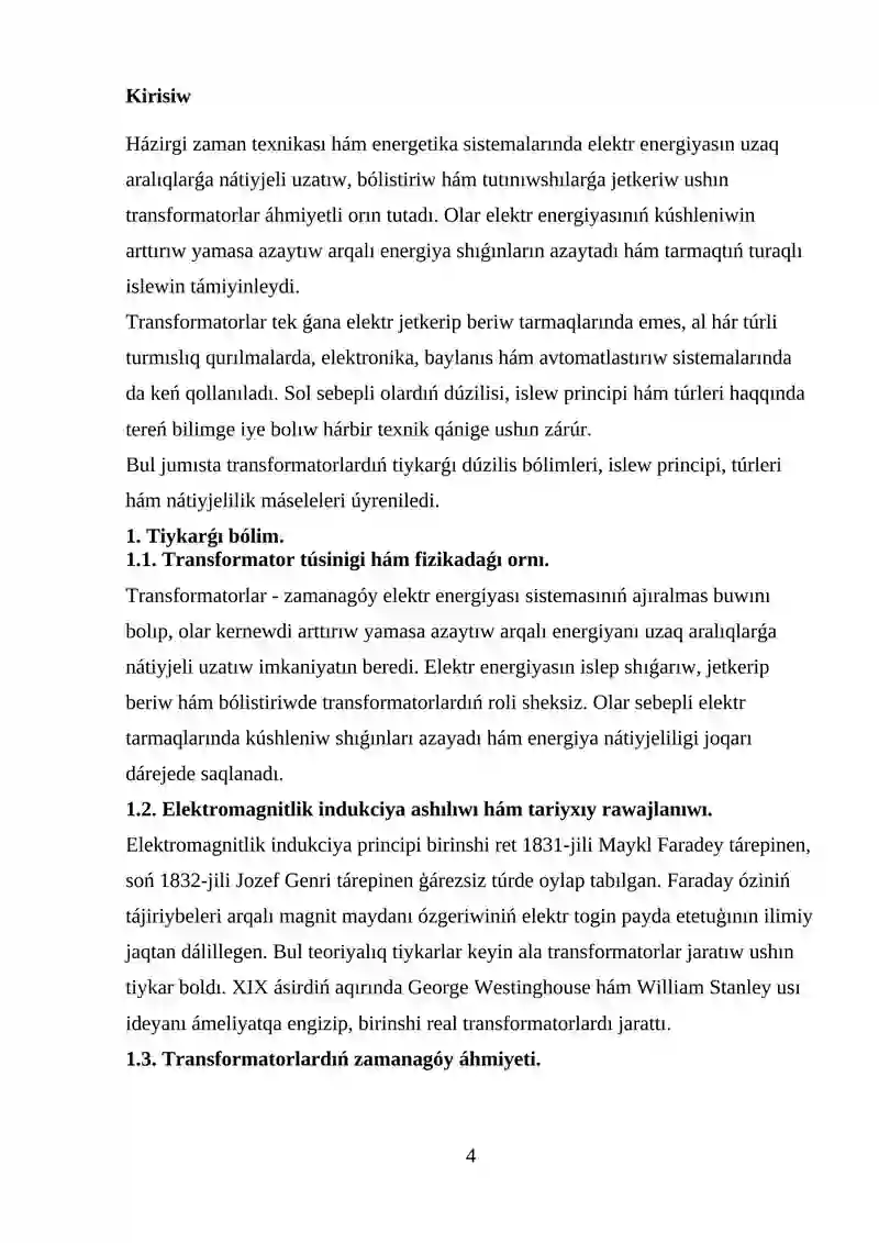 Transformatorlar 4