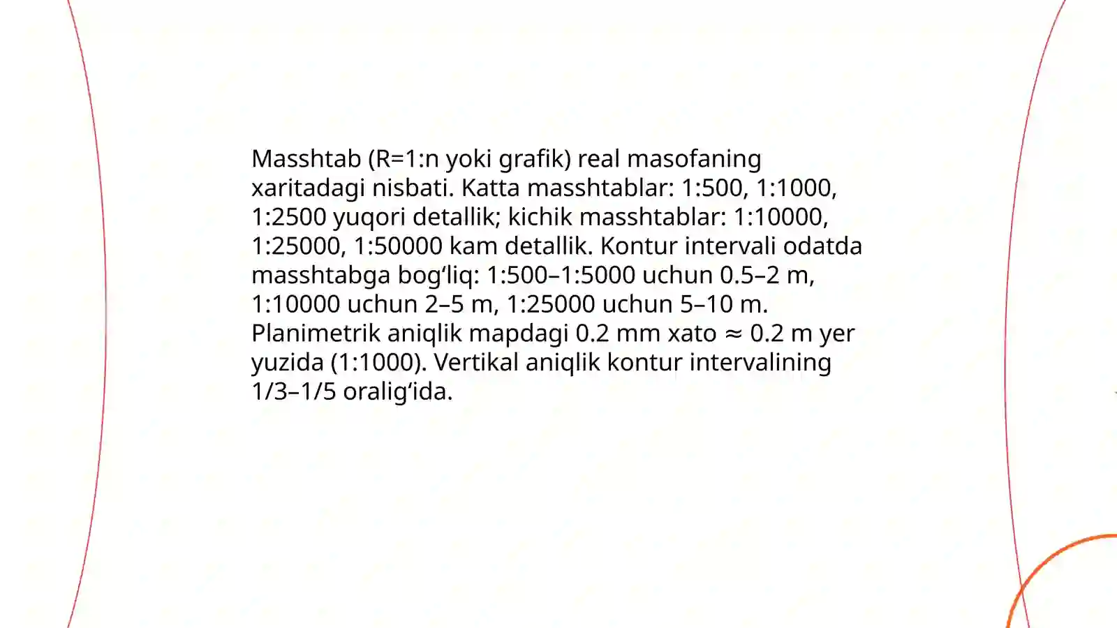 Topografik plan va karta 4