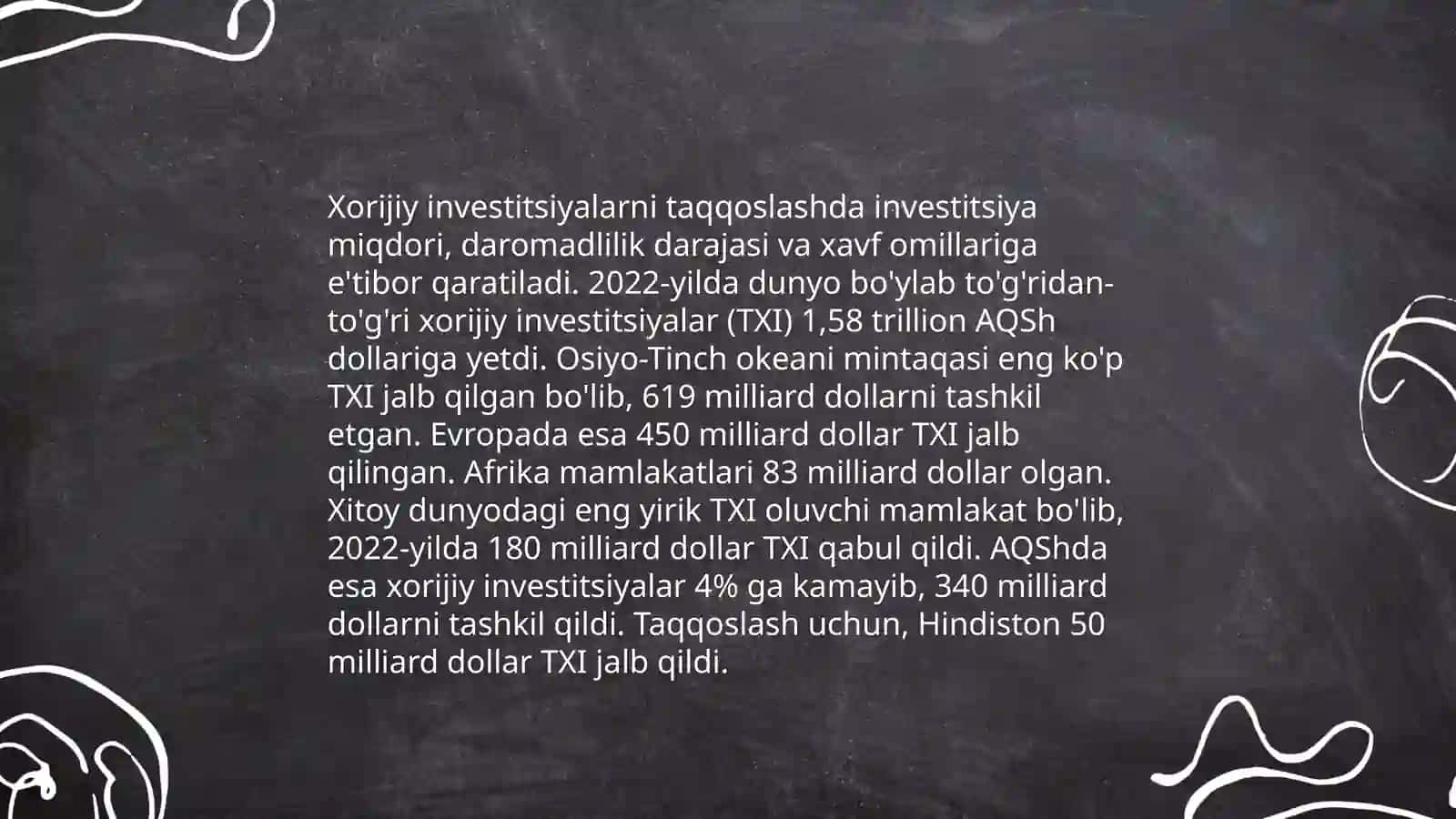 Makroiqtisodiy koʻrsatkichlarni xalqaro taqqoslash 4