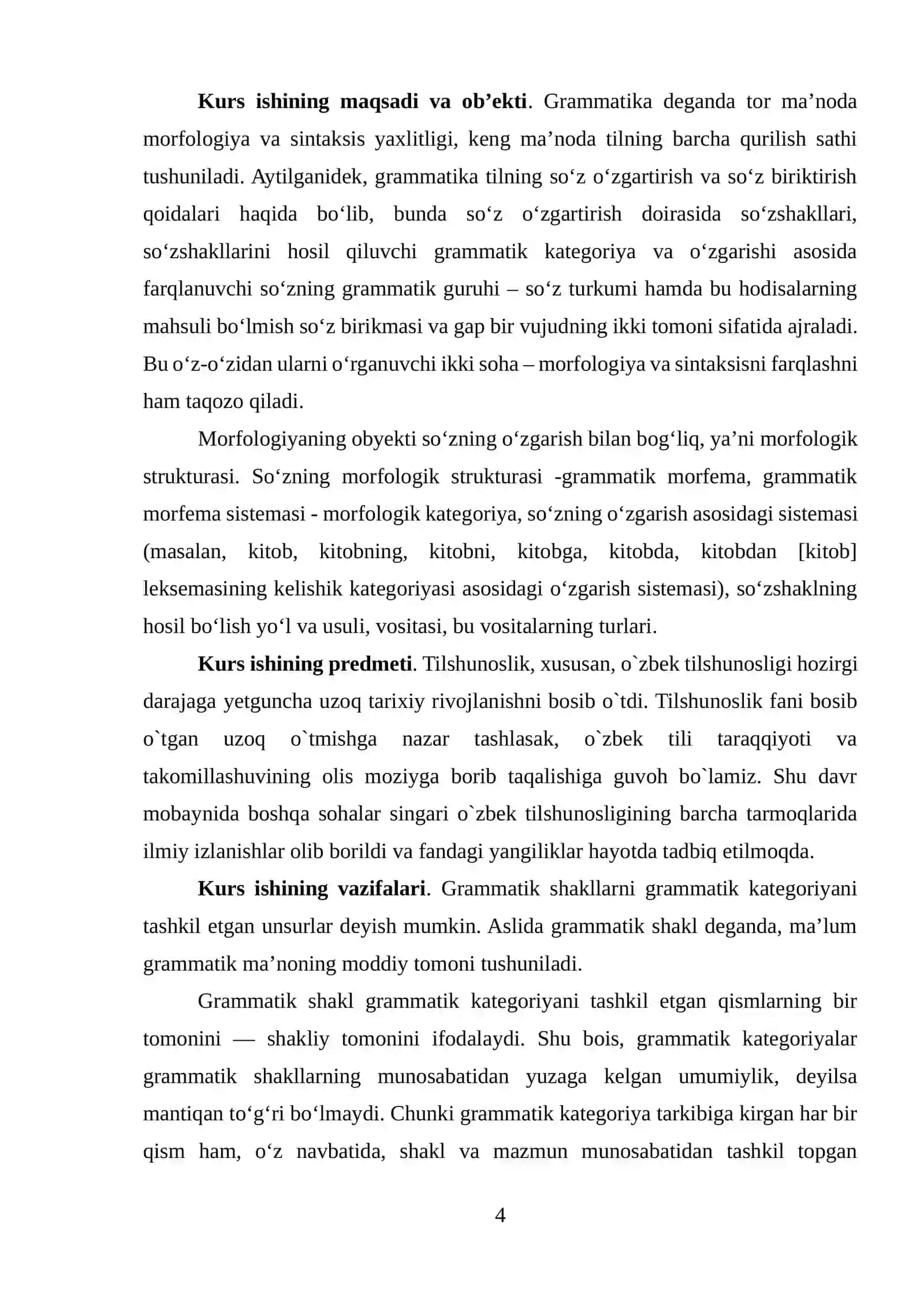 “Morfologik tahlil (muayyan asar misolida)” 4