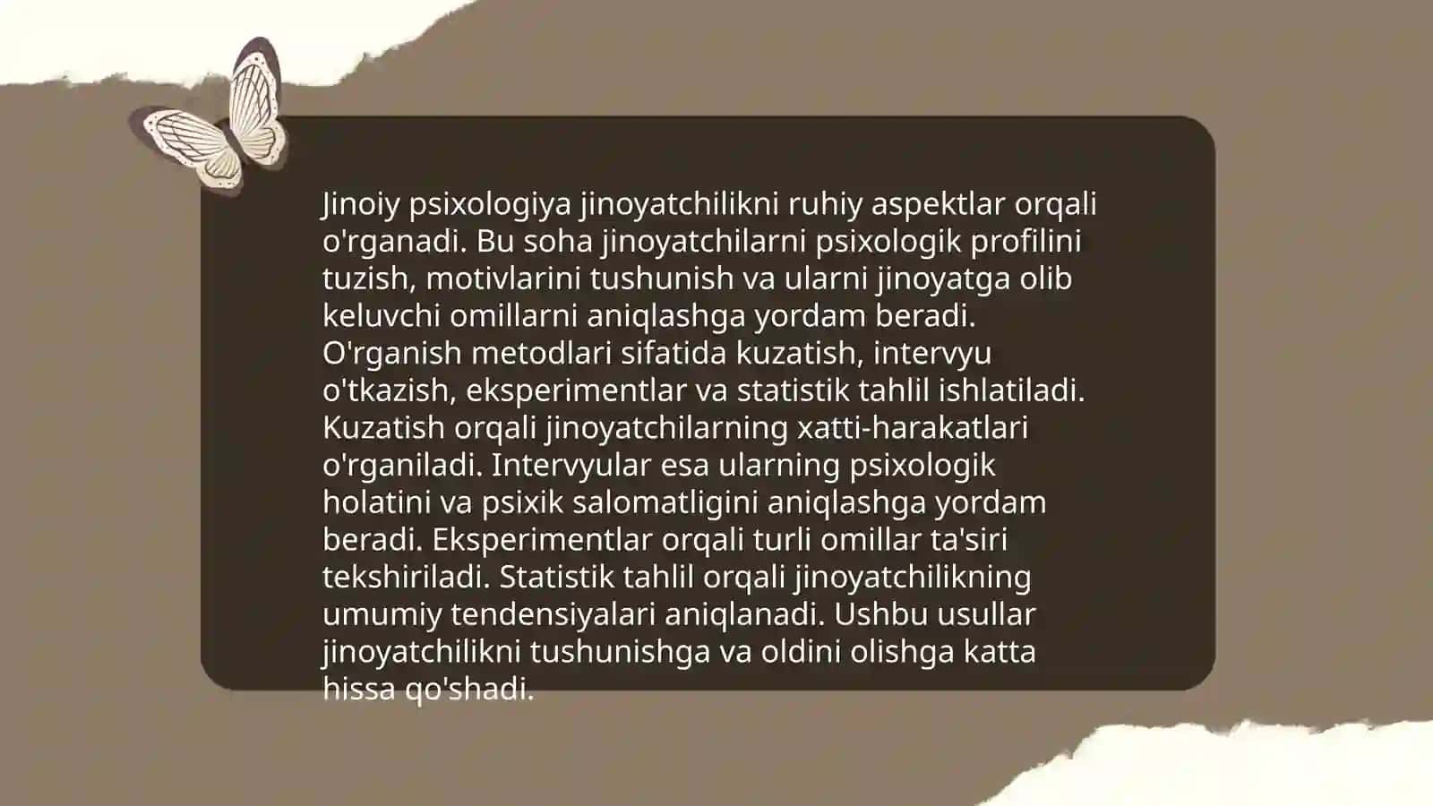 Yuridik va jinoiy psixologiyaning metodologik masalalari 4