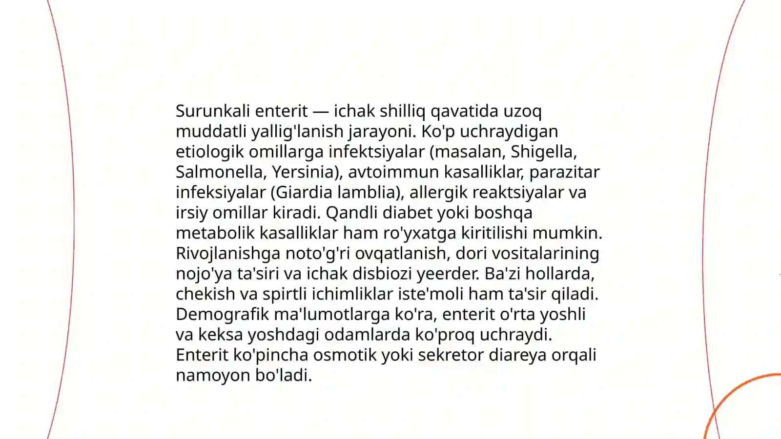 Surunkali enterit etiologiyasi va patogenezi 4