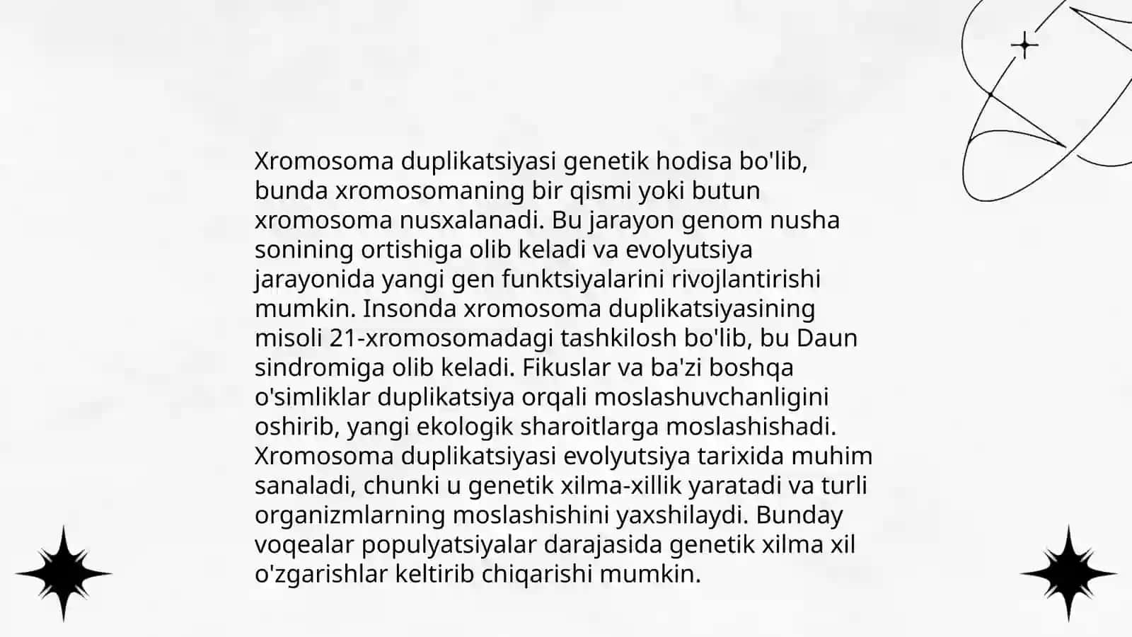 Xromosoma abberatsiyalari yoki qayta tuzilishlari 4