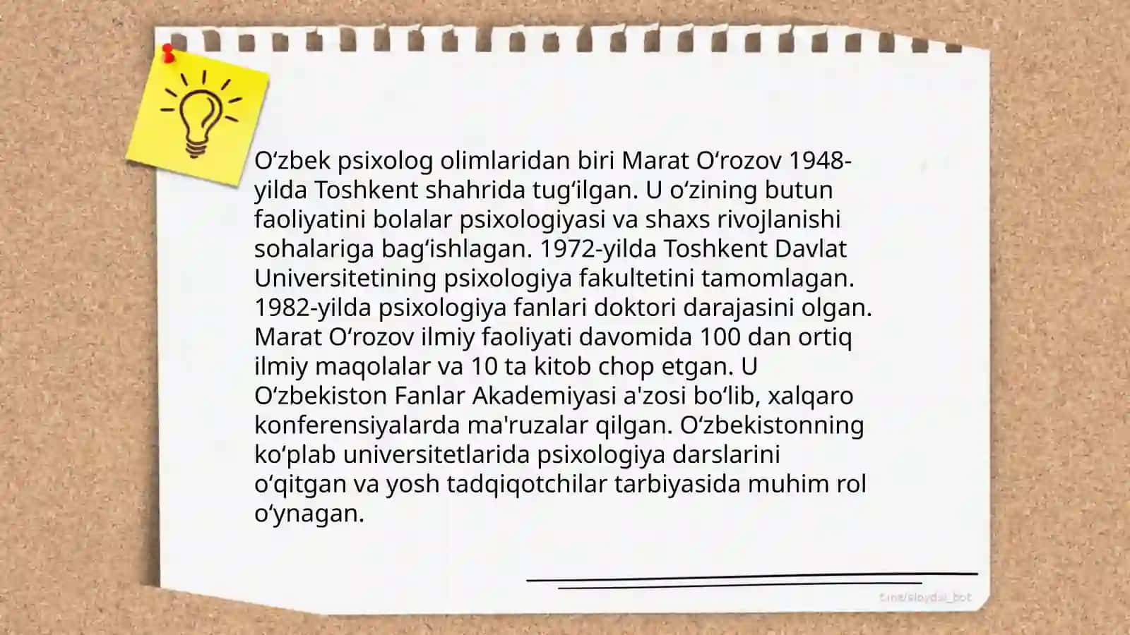 Oʻzbek psixolog olimlari 4