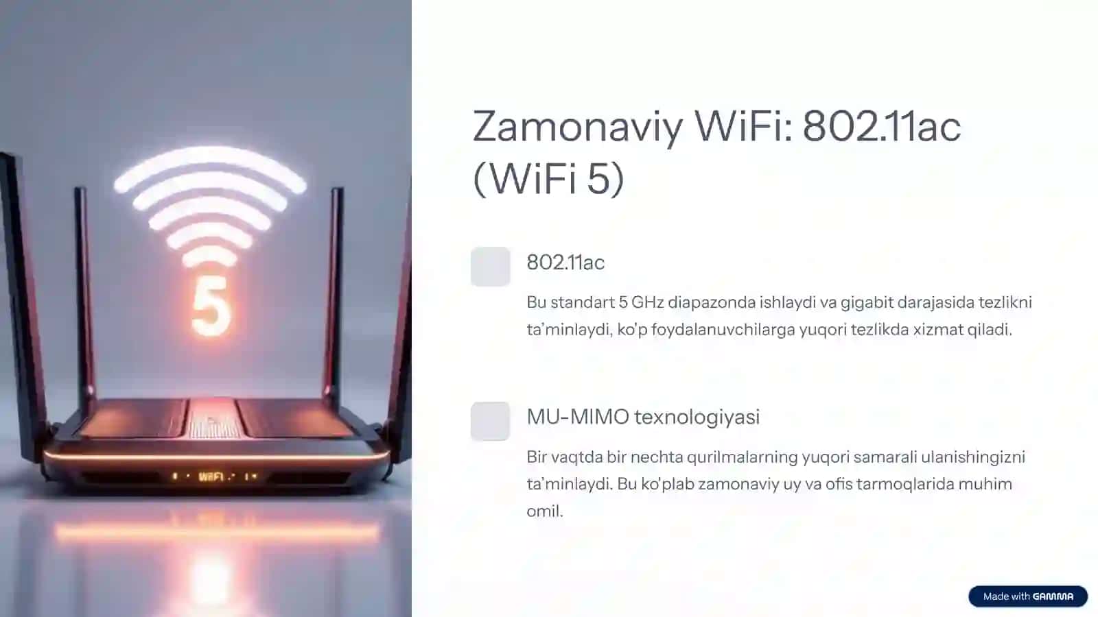 WiFi Standartlari, Avlodlari va Xavfsizlik Standartlari 4