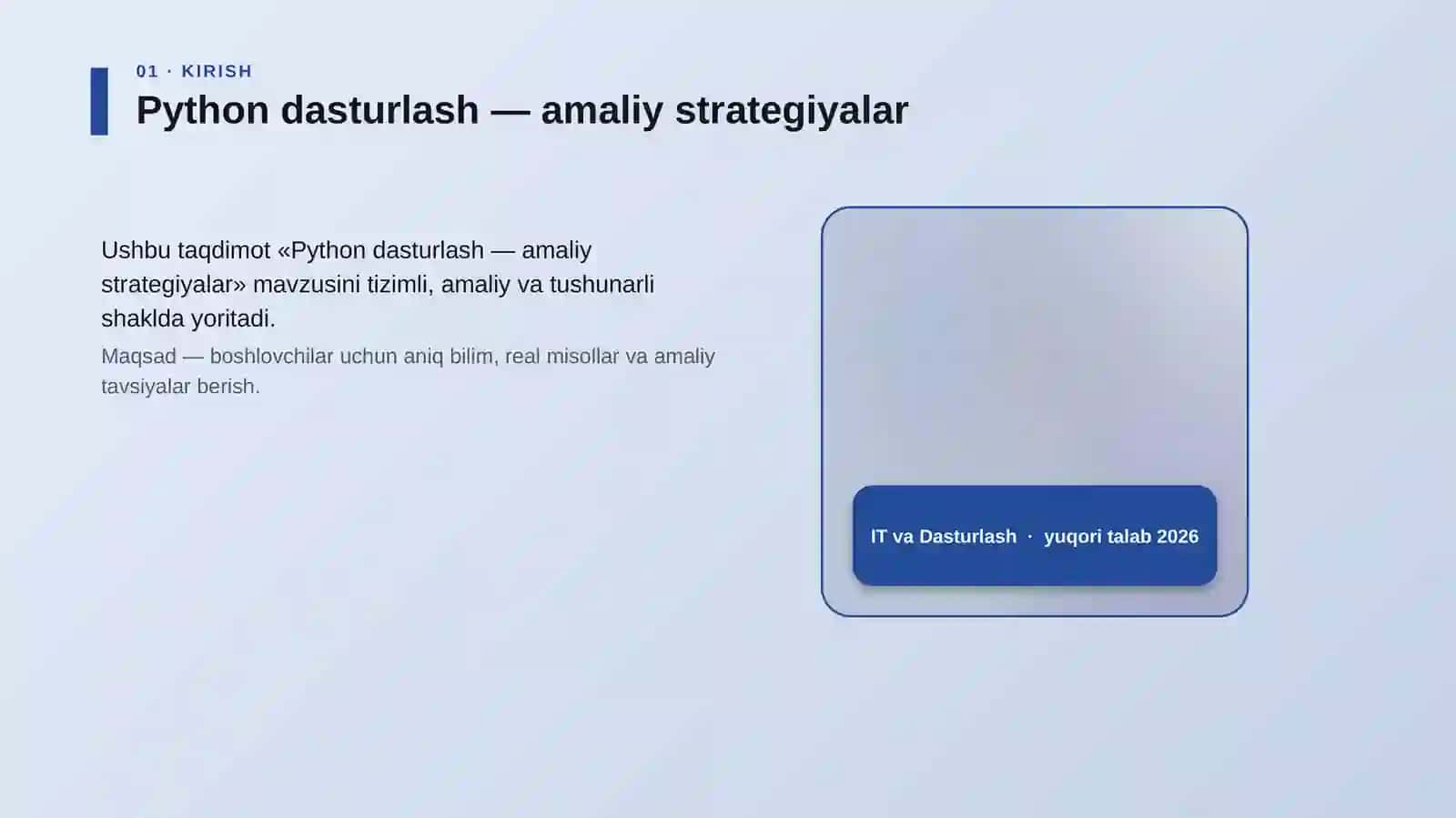 Python dasturlash — amaliy strategiyalar 4