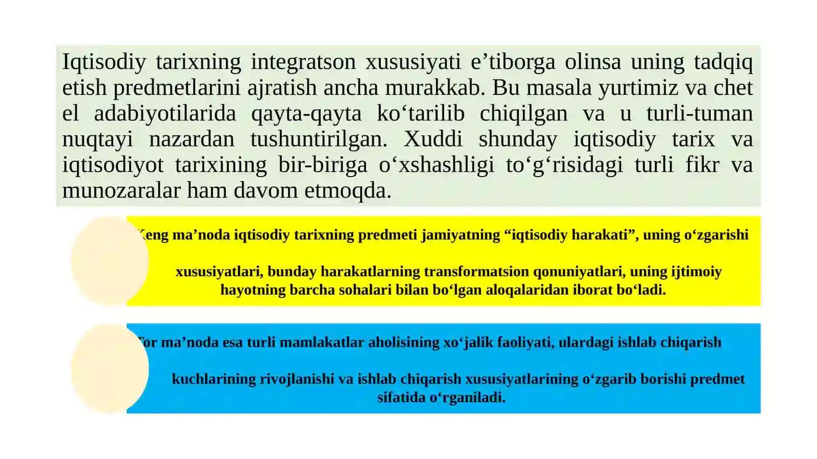 ITT predmeti va o‘rganish usullari.qadimgi dunyo,feodal jamiyati iqtisodiy ta’limotlari 4