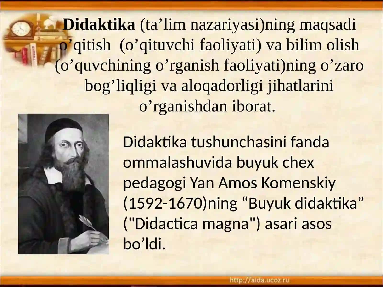 Didaktika – pedagogik ta’lim nazariyasi 4