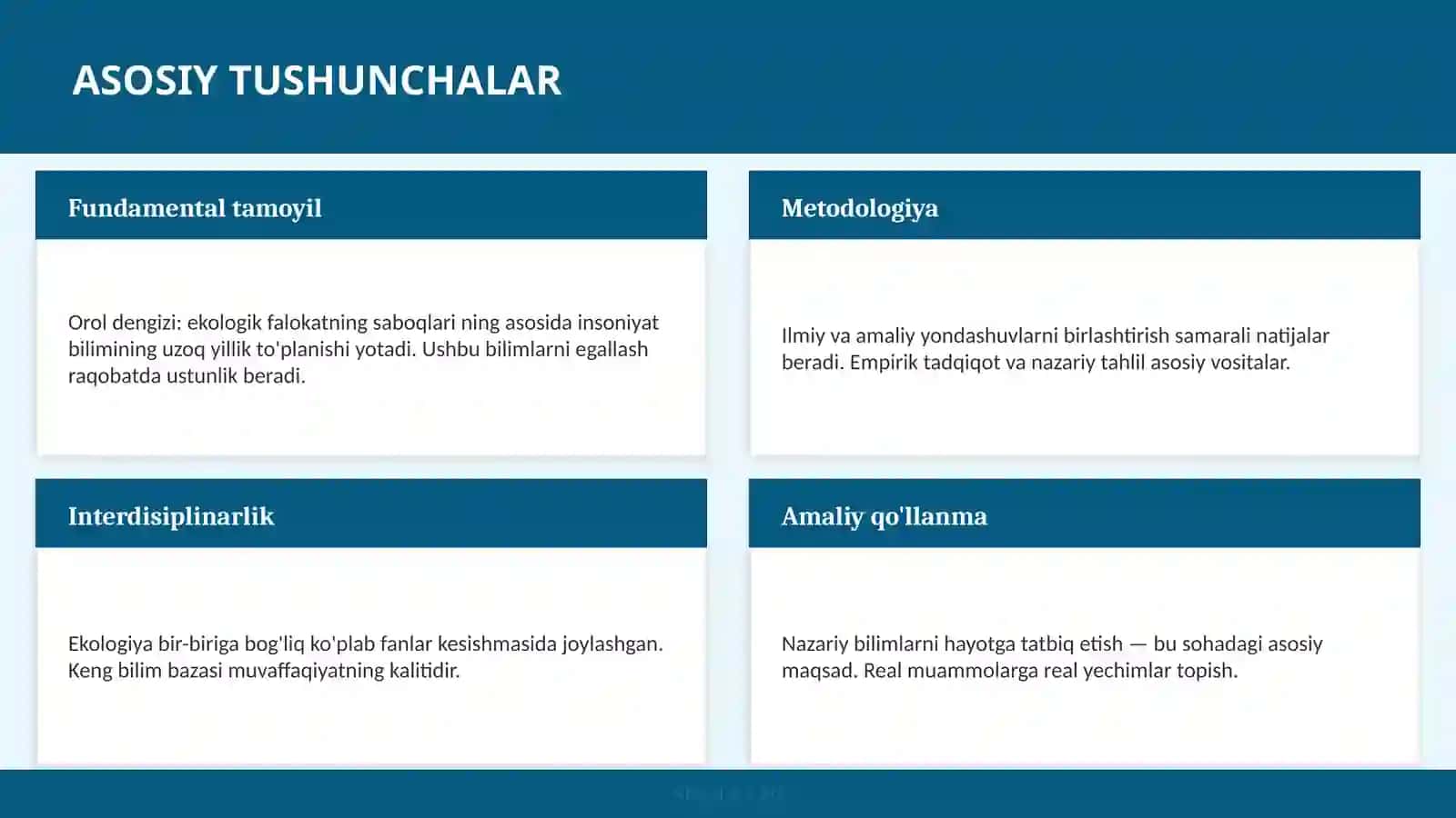 Orol dengizi: ekologik falokatning saboqlari 4