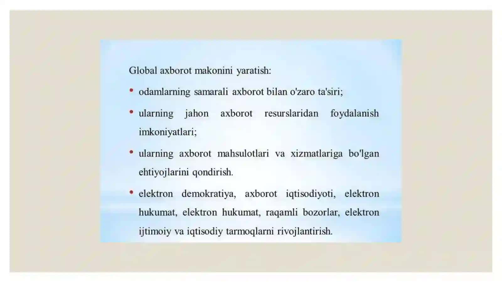 Axborotiste'molqilish madaniyati 4