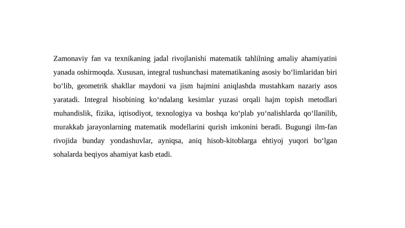 MATEMATIKA TA’LIMYO‘NALISHI 4