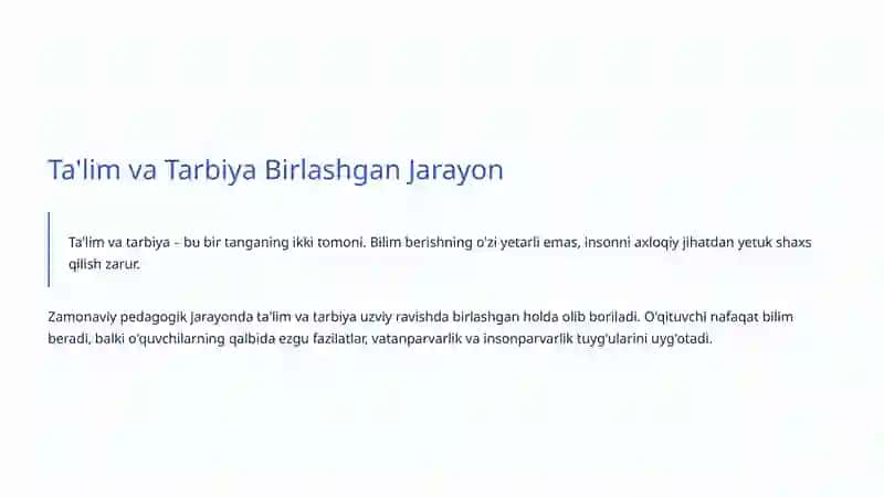 Pedagogik Jarayon Tushunchasi 4