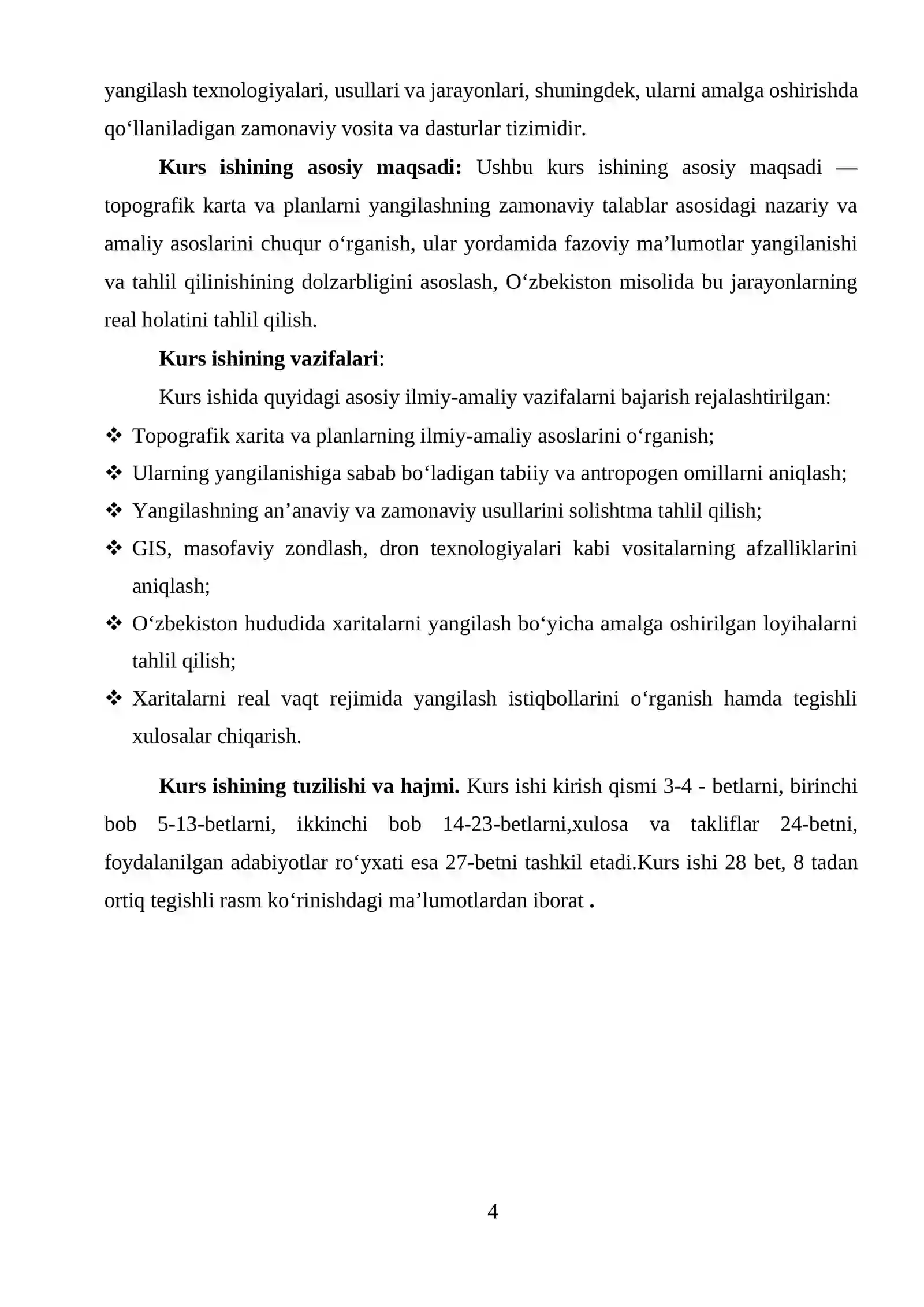 Topografik plan va kartalarni yangilash 4