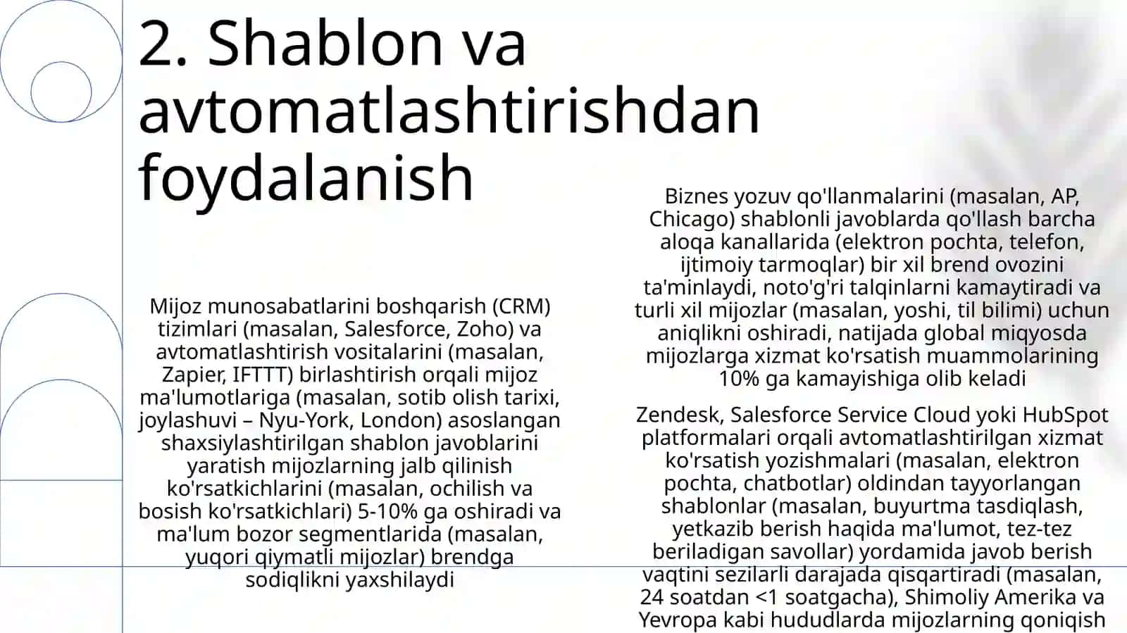 Ish yuritish tili va uslubi. Xizmat yozishmalari bilan ishlash texnologiyalari 4