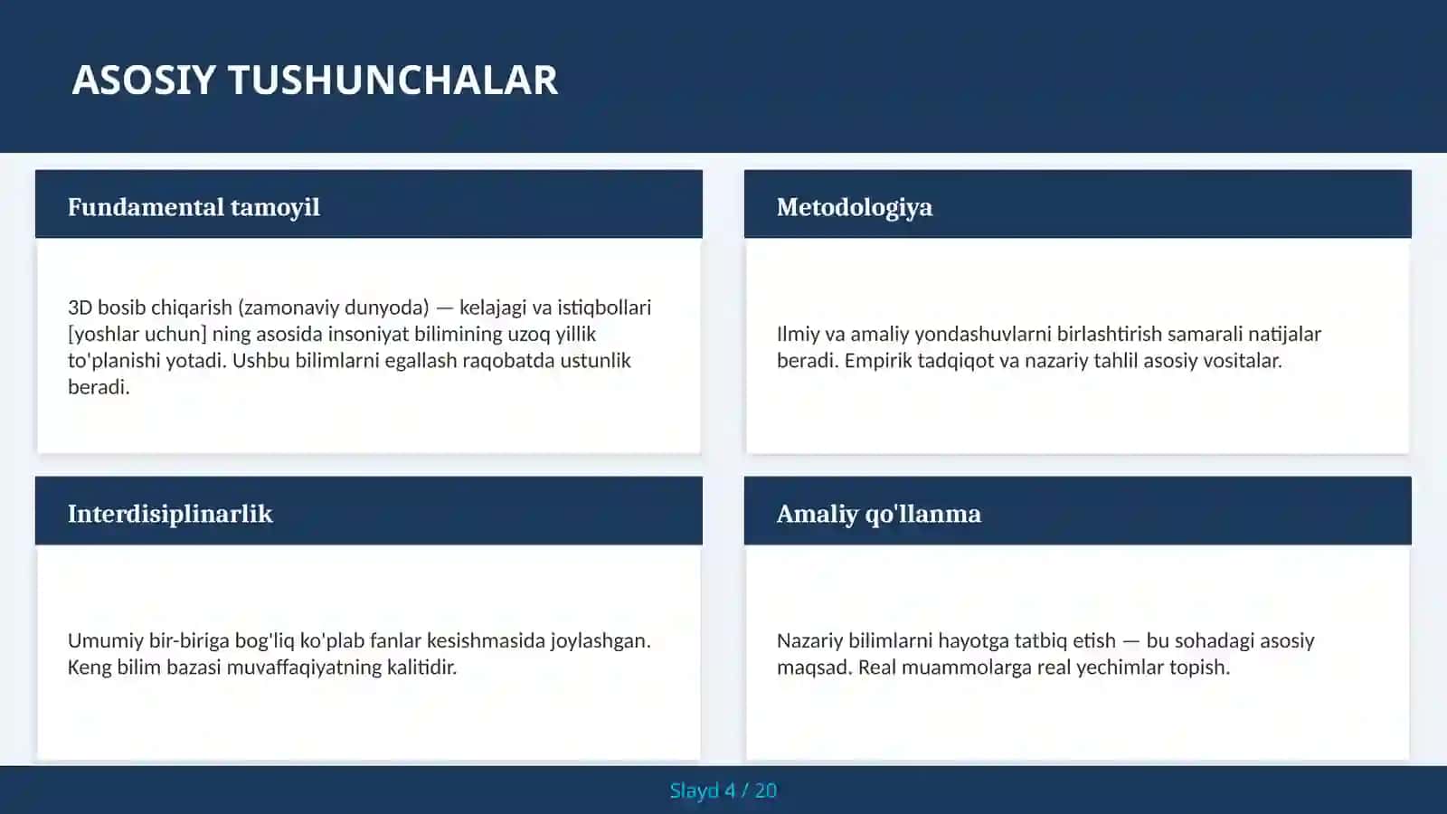 3D bosib chiqarish (zamonaviy dunyoda) — kelajagi va istiqbollari [yoshlar uchun] 4