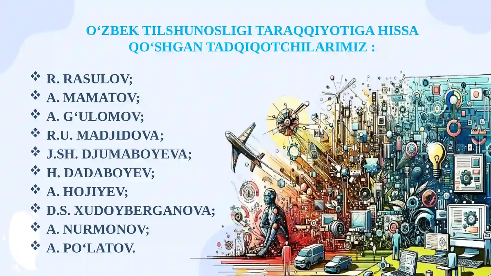 O‘ZBEK TILSHUNOSLIGI 4