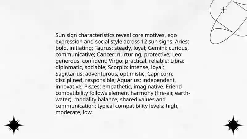 Reading horoscopes - munajjimlar bashorati yordamida dostlar xarakterini izohlovchi taqdimot tayyorlash va moslik darajasini taqdim qilish 4