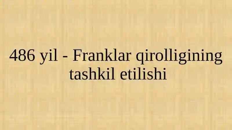 Franklar imperiyasi 4