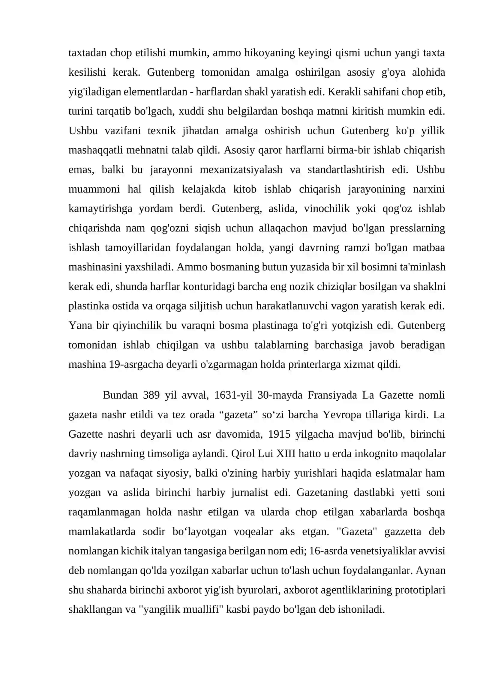 Insoniyat tarixida ilk bosma nashrlar 4
