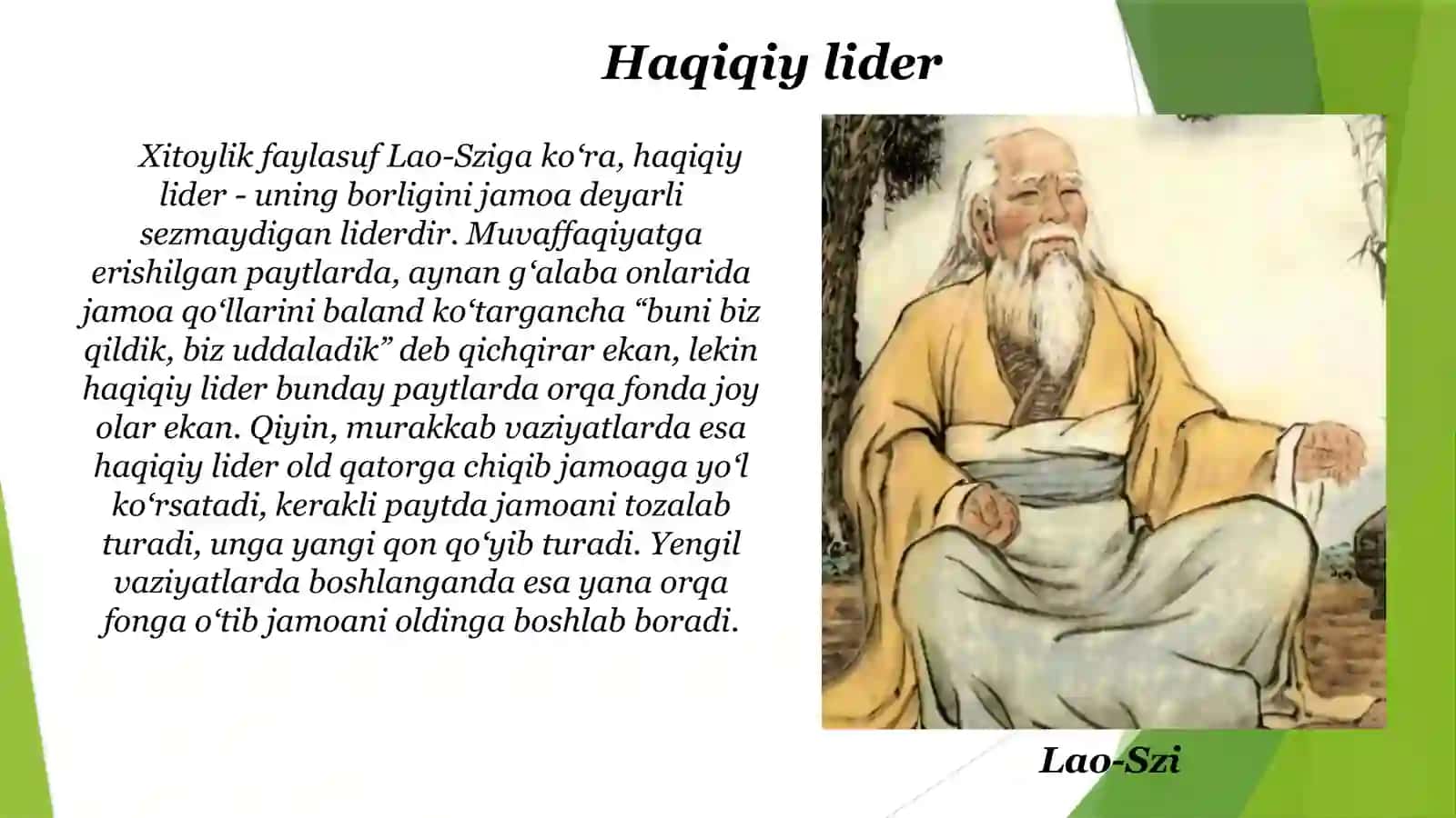Liderlik va boshqaruv Tõlanov Samandar 4
