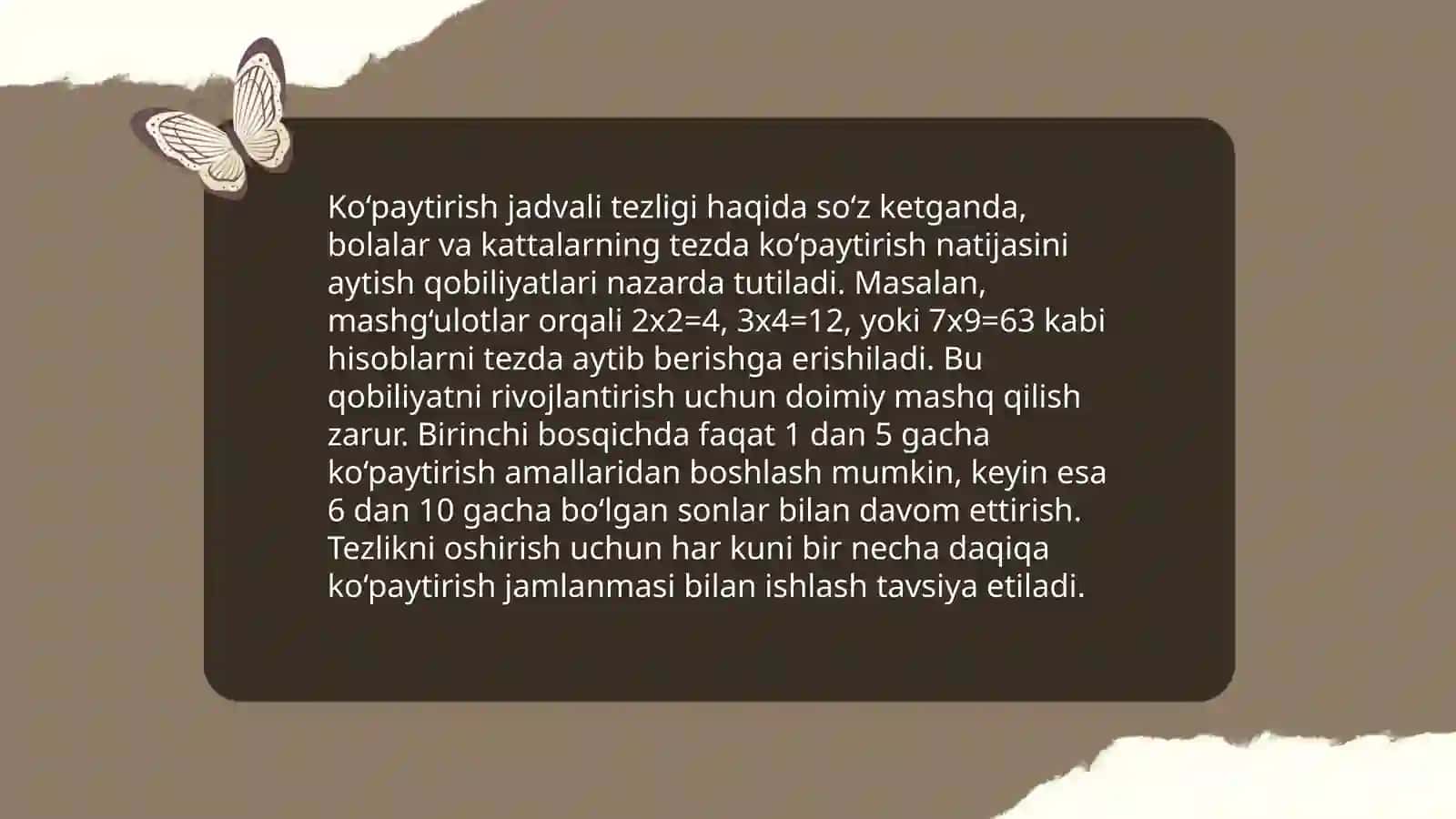 Og‘zaki va yozma hisoblashga doir didaktik (o‘yinlar) topshiriqlar 4