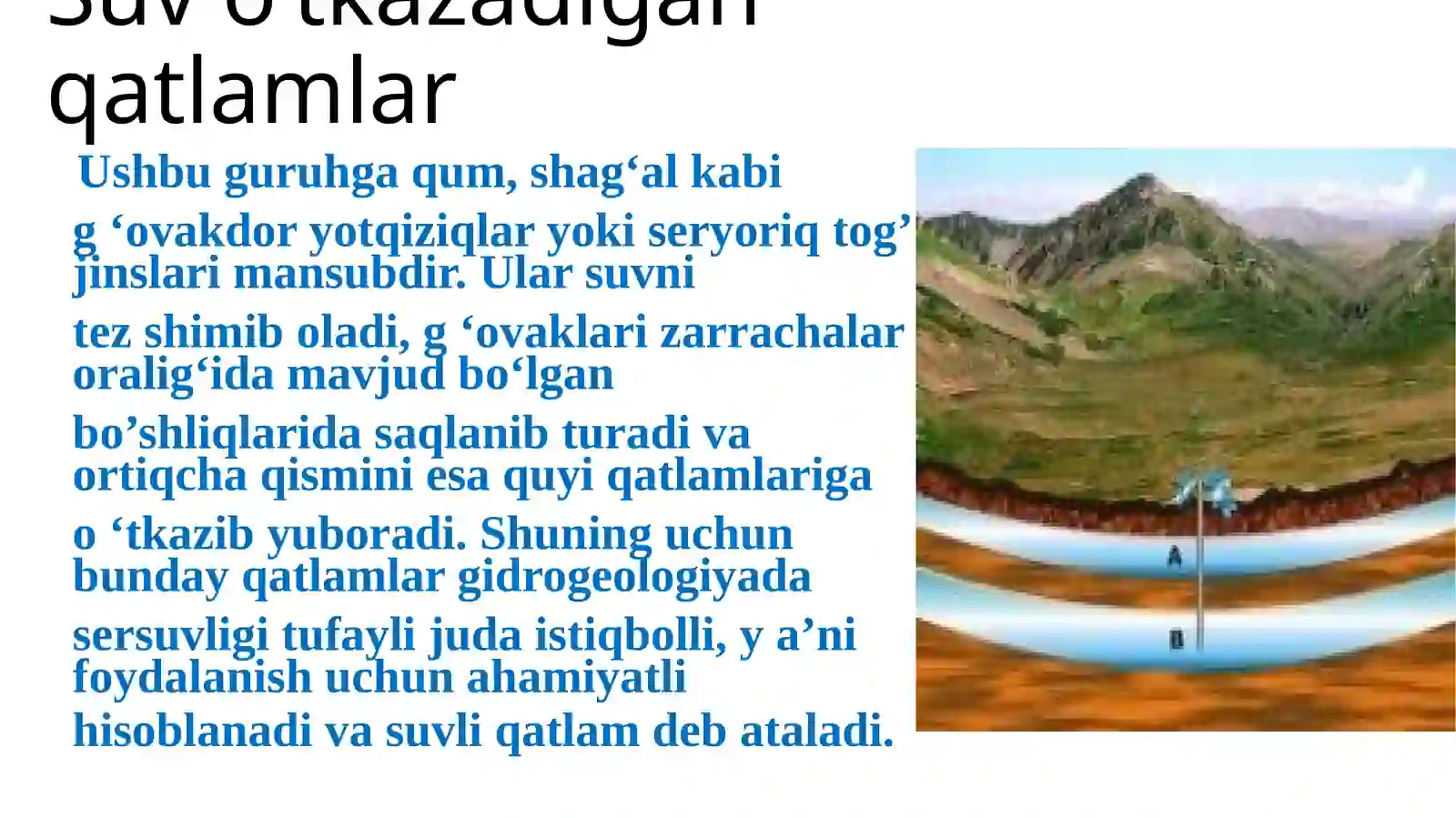 Yer osti suvlarining geologik faoliyati 4