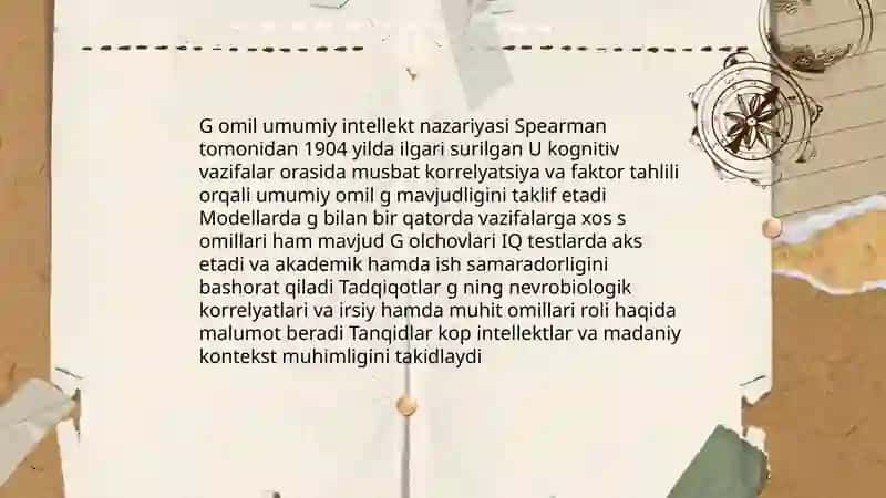 Intellekt va kreativlik nazariyasi 4