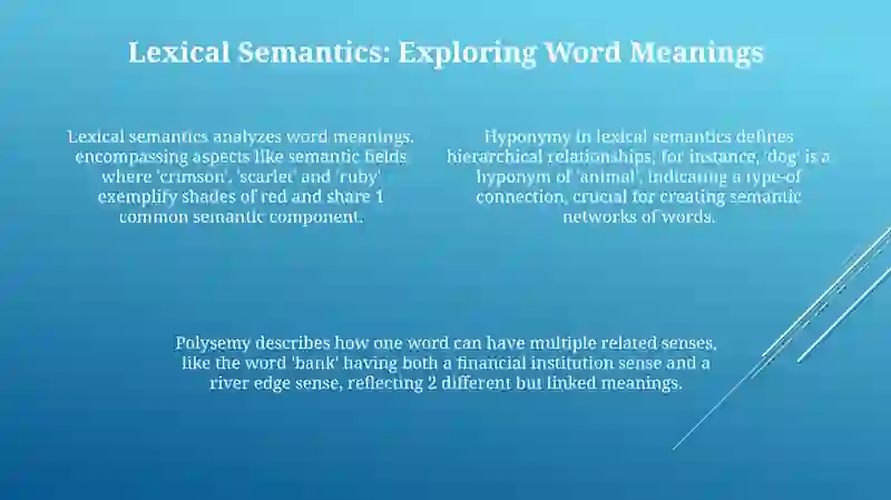 Semantics (meanings in isolation) 4