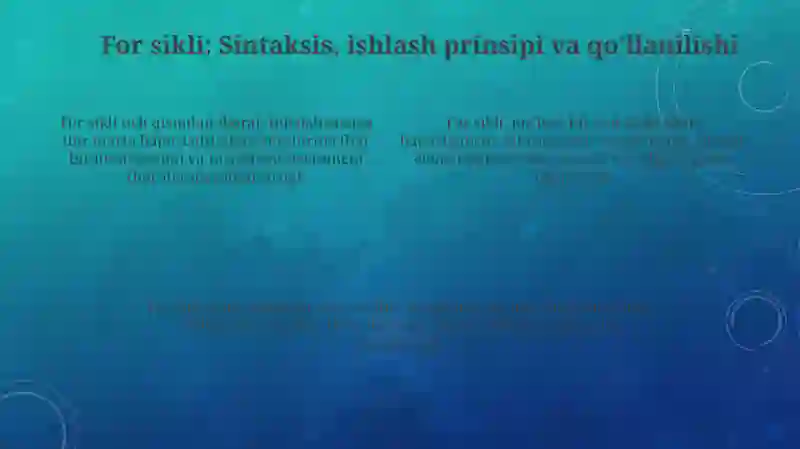 Iterativ jarayonlar 4