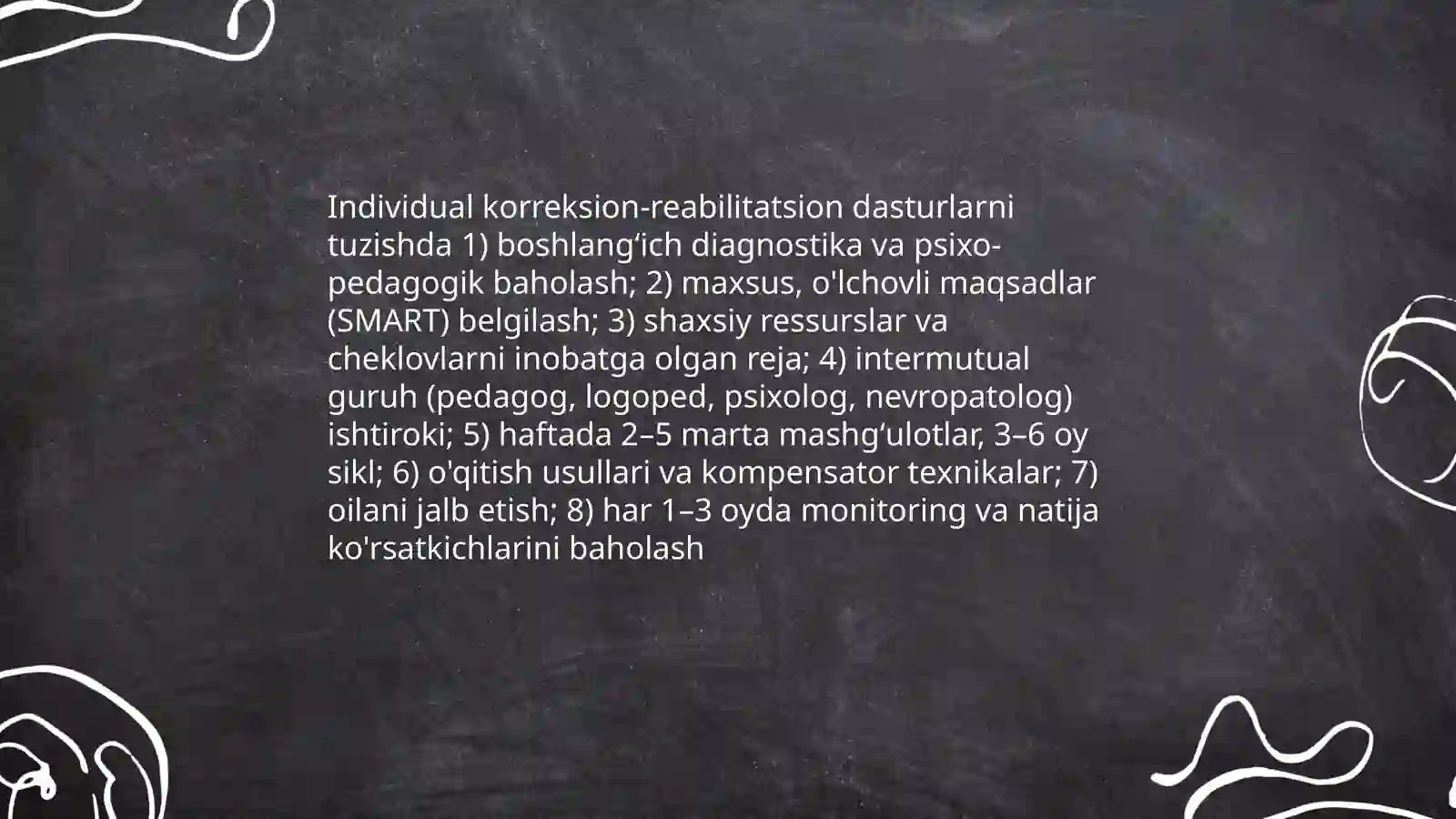 Anomal bolalar bilan olib boriladigan korreksion ishlarning asosiy yoʻnalishlari 4
