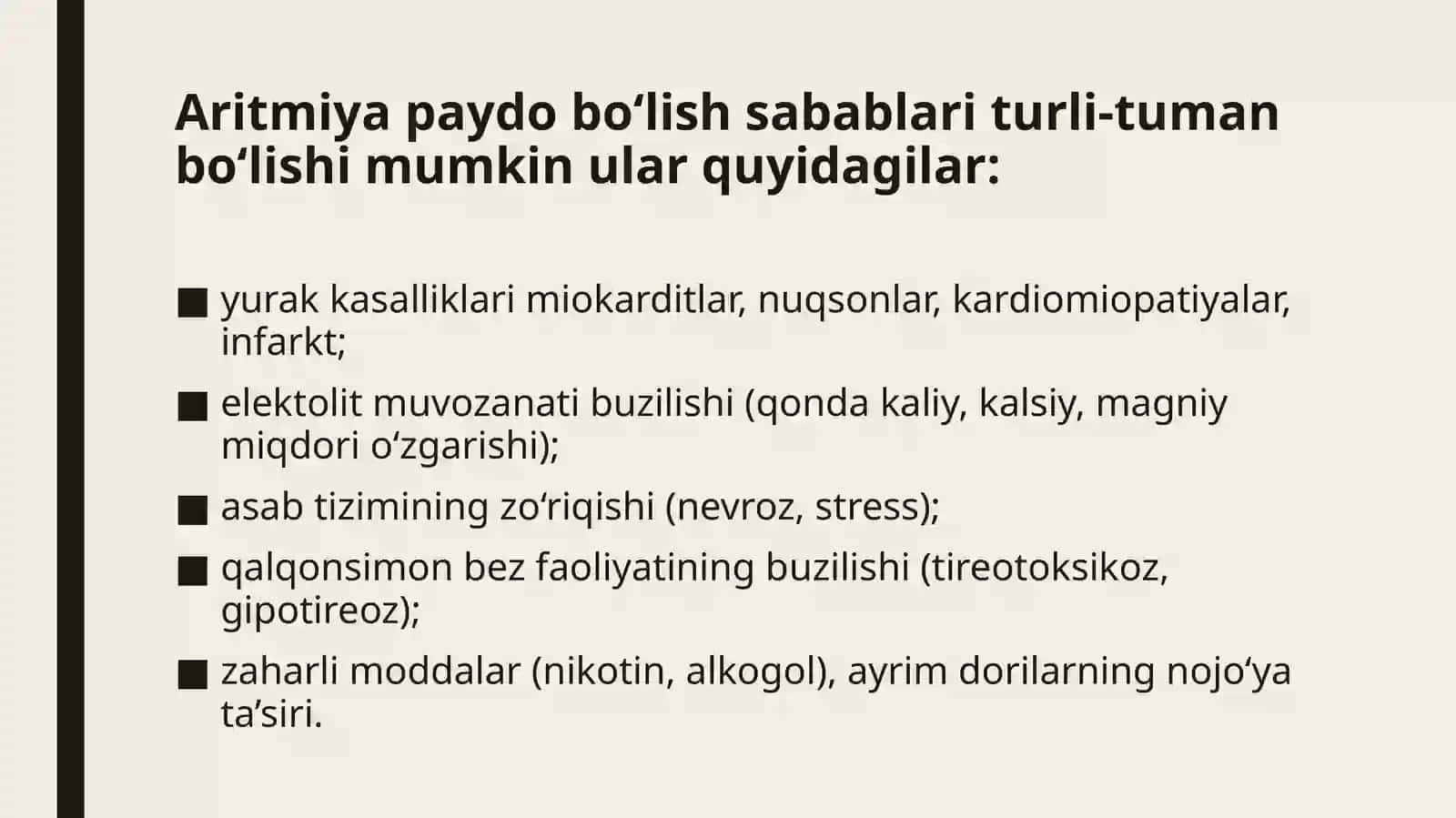 Aritmiya: belgilari, paydo bo’lish sabablari, turlari va davolash usullari 4