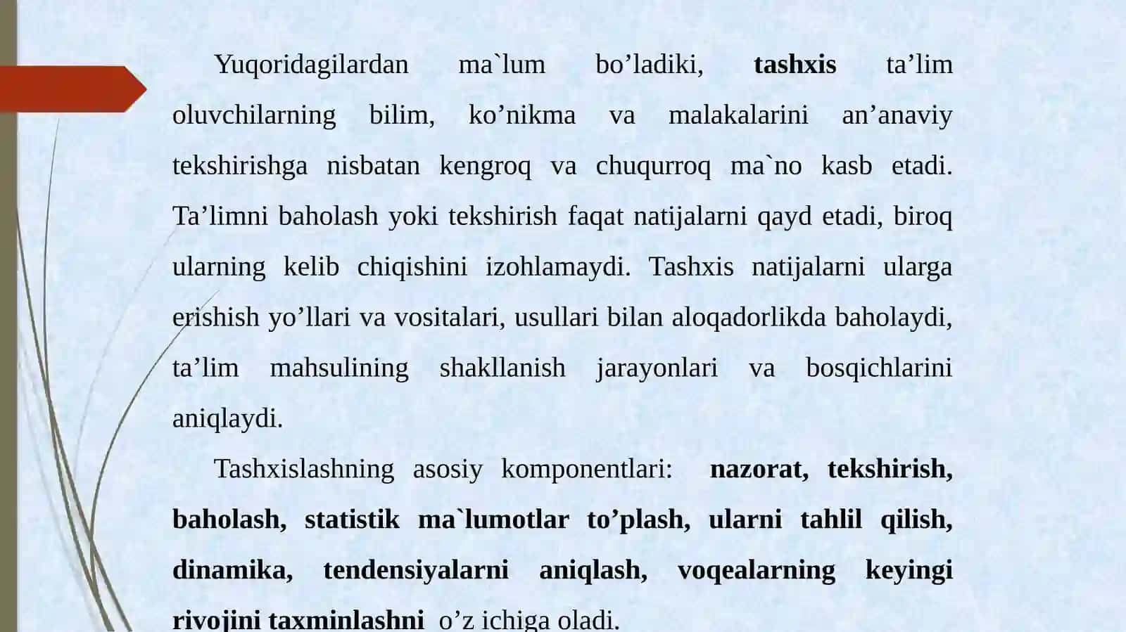 O'quvchilarni Bilim, Ko'nikva Malakalarni Nazorat Qilish 4