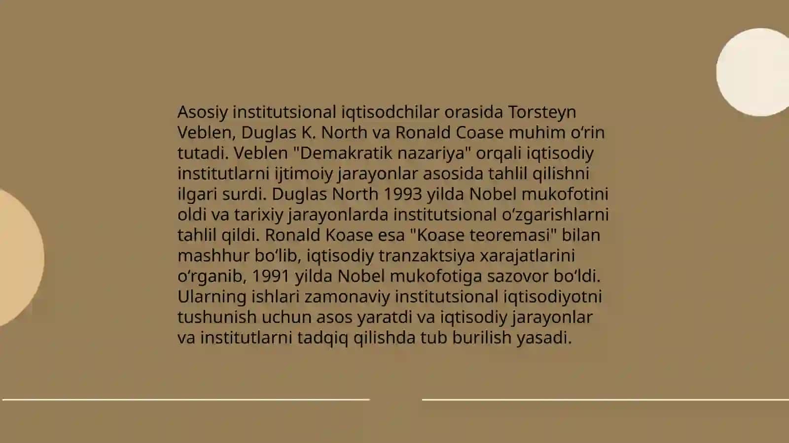 Institutsionalizm iqtisodiy taʼlimotining mohiyati va ahamiyati 4