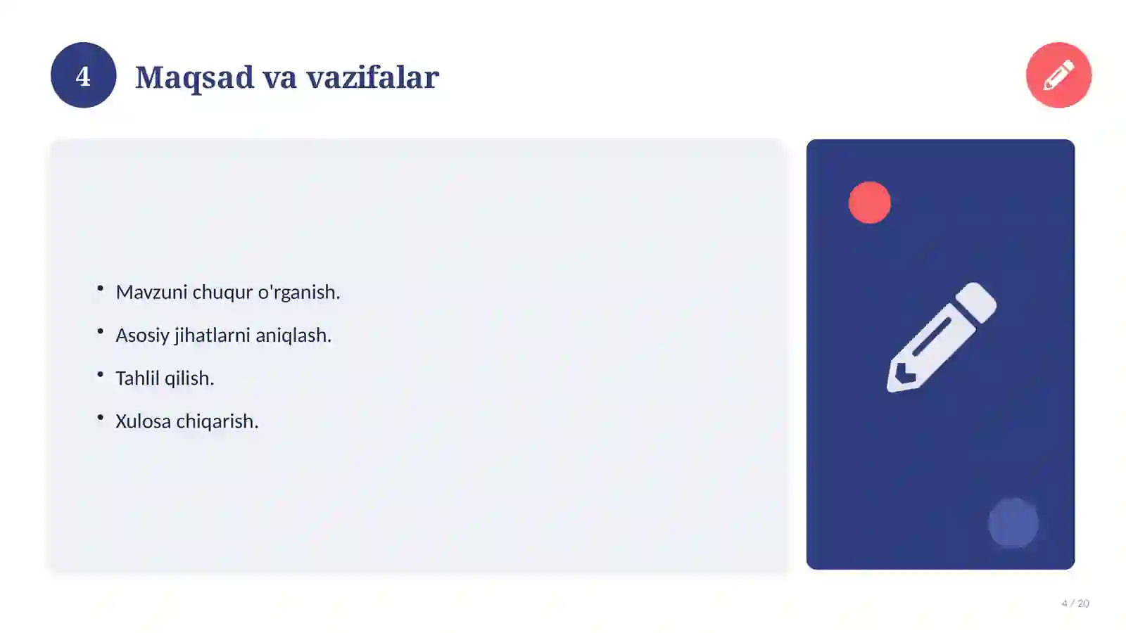 Vaqtni to'g'ri taqsimlash 4