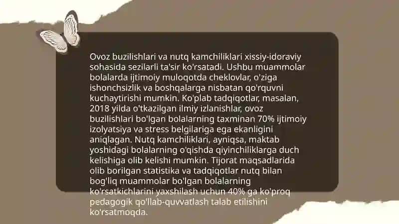 Ovoz buzulishlari kamchiliklari bo'lgan bolalarning psixologik xususiyatlari 4