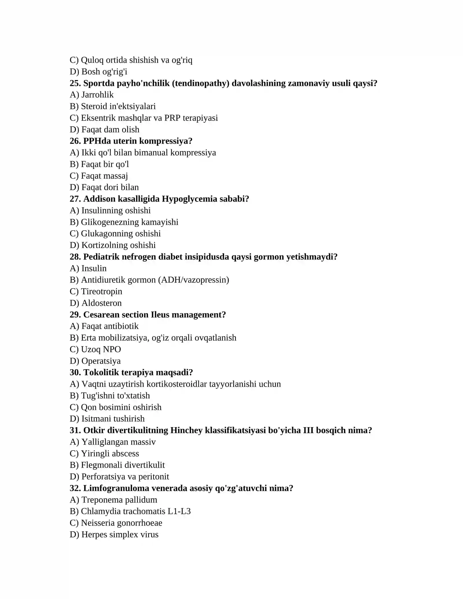 Tibbiyot testlari DOCX 4