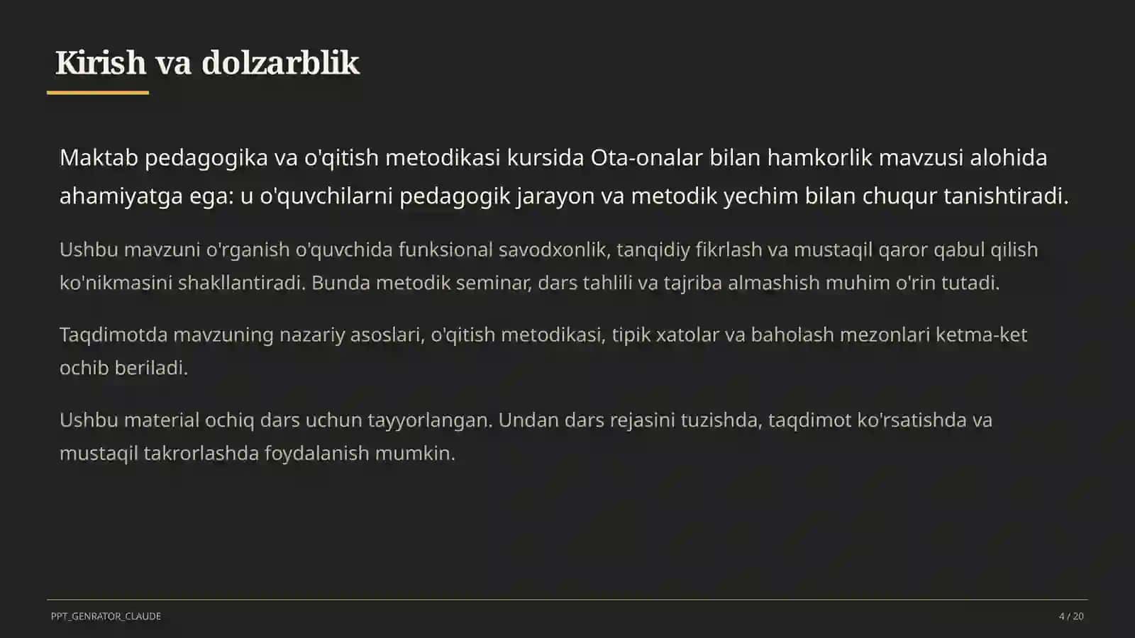O'qitish Metodikasi 2