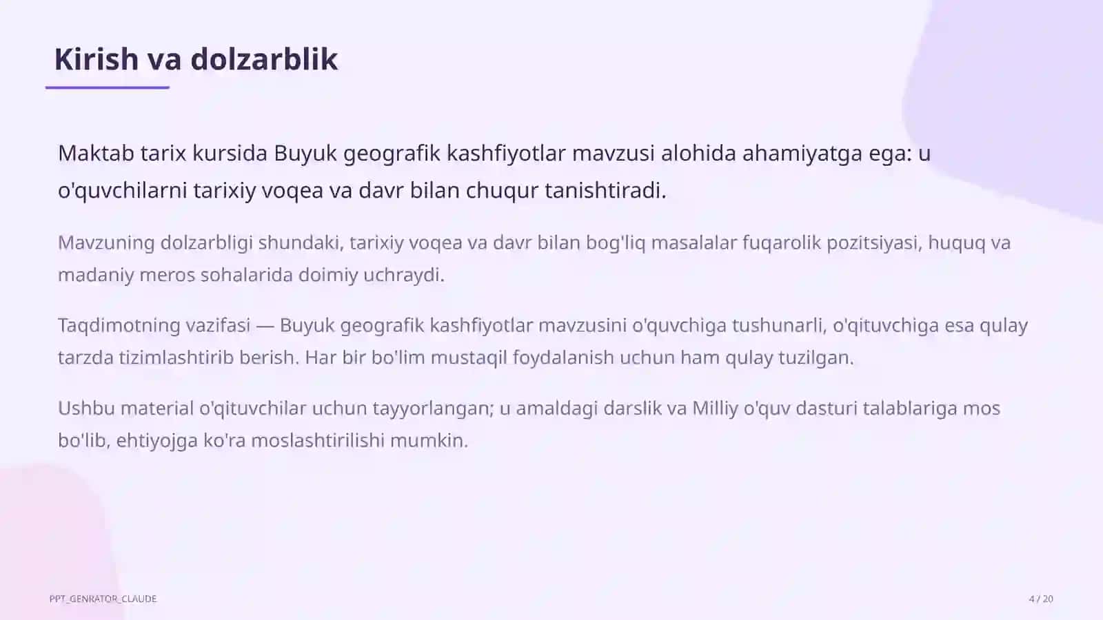 Buyuk geografik kashfiyotlar (8-sinf) 4