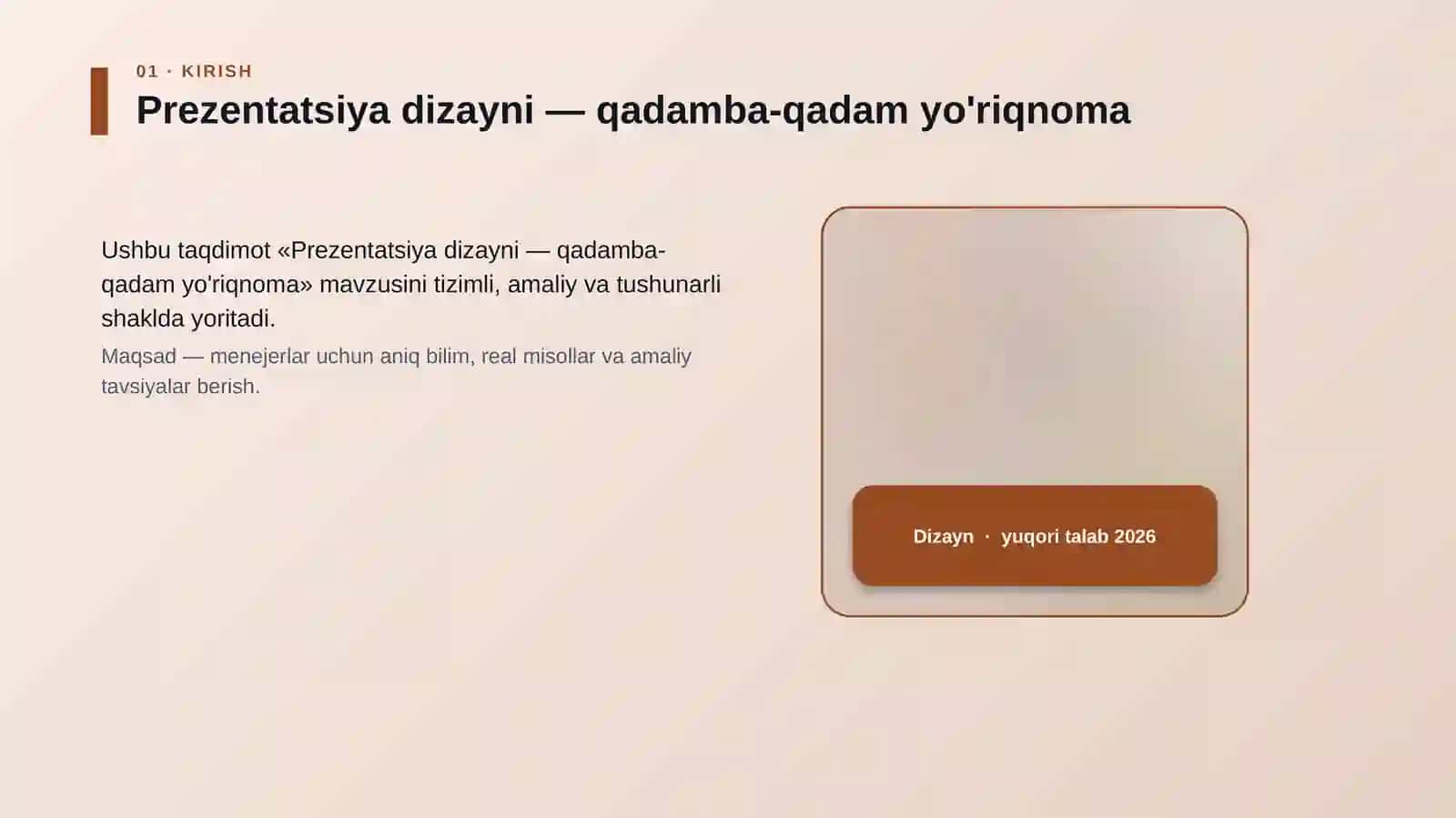 Prezentatsiya dizayni — qadamba-qadam yo'riqnoma 4