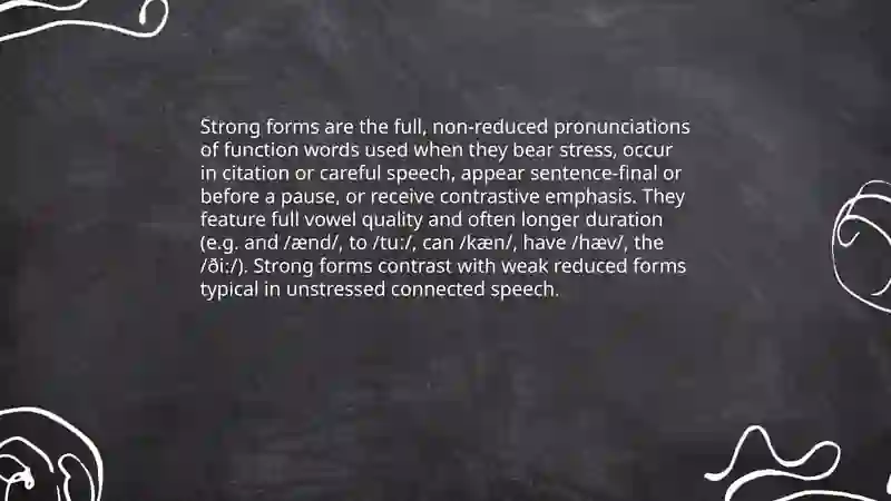 Weak and strong forms 4