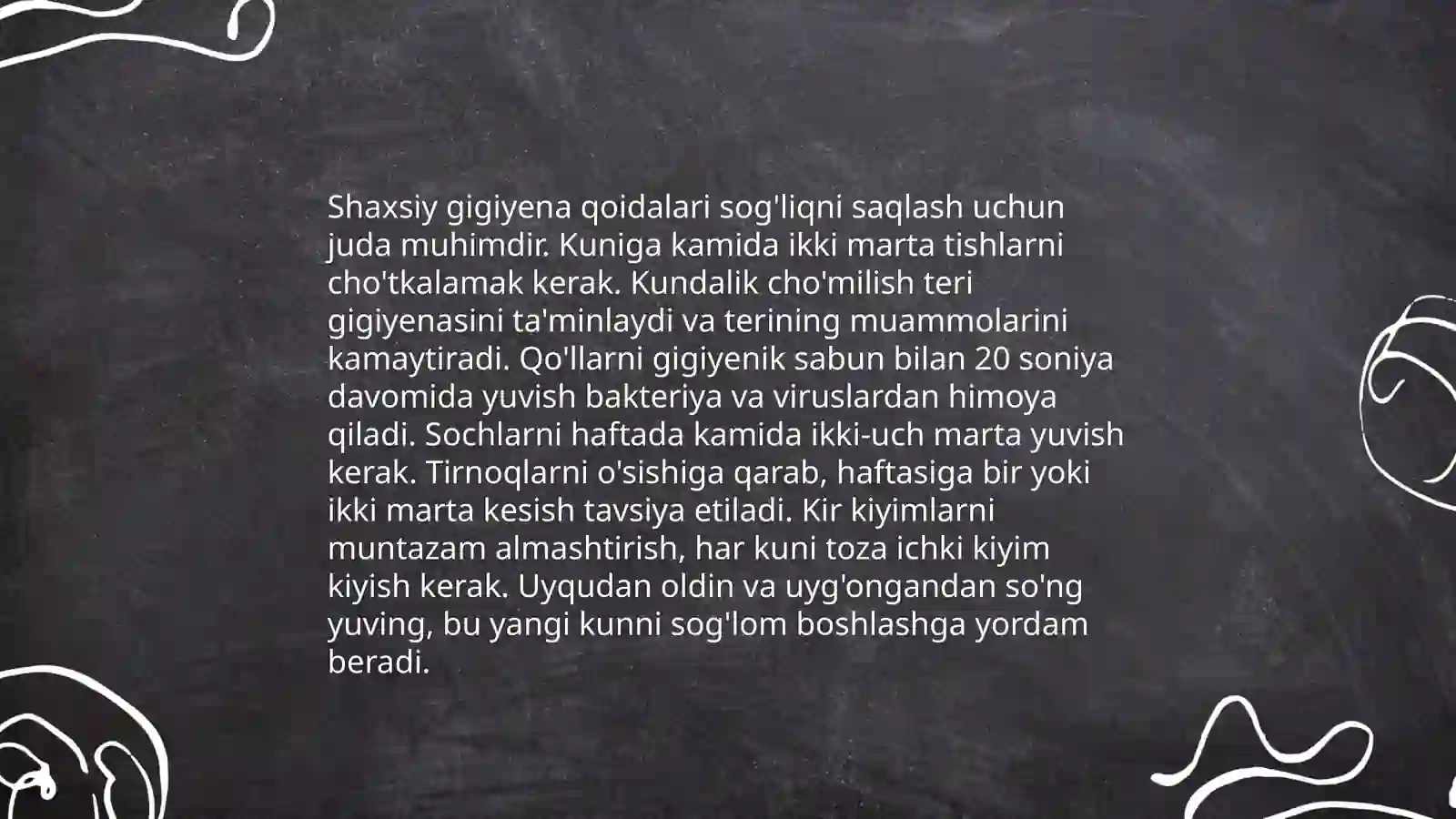 Gigiyena tarixi va moduli 4