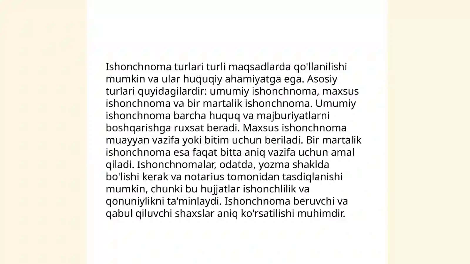 Vakillik va ishonchnoma 4