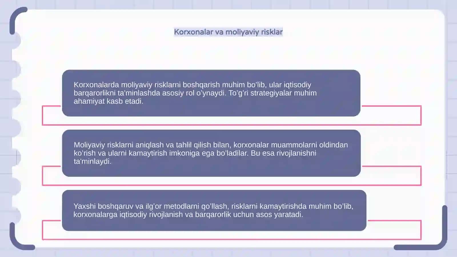 Korxonalarda moliyaviy risklarni boshqarish 4