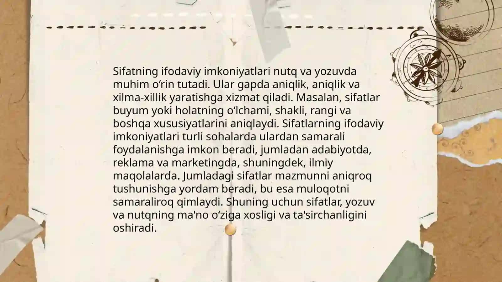 Sifat soʻz turkumi 4