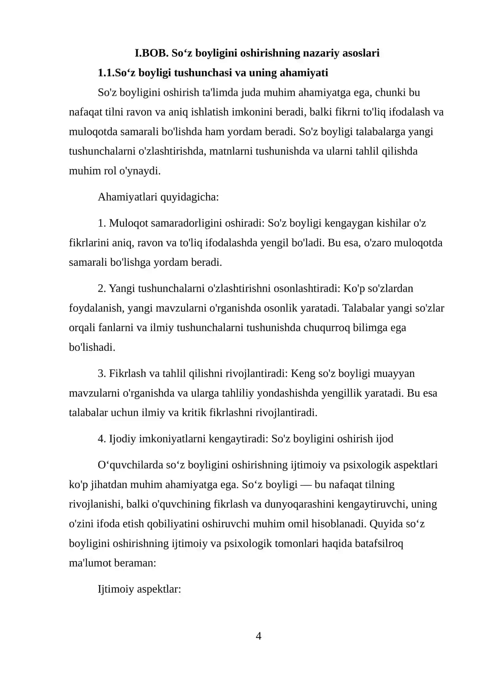 Ona tili darslarida o‘quvchilarning so‘z boyligini rivojlantirish usullari 4