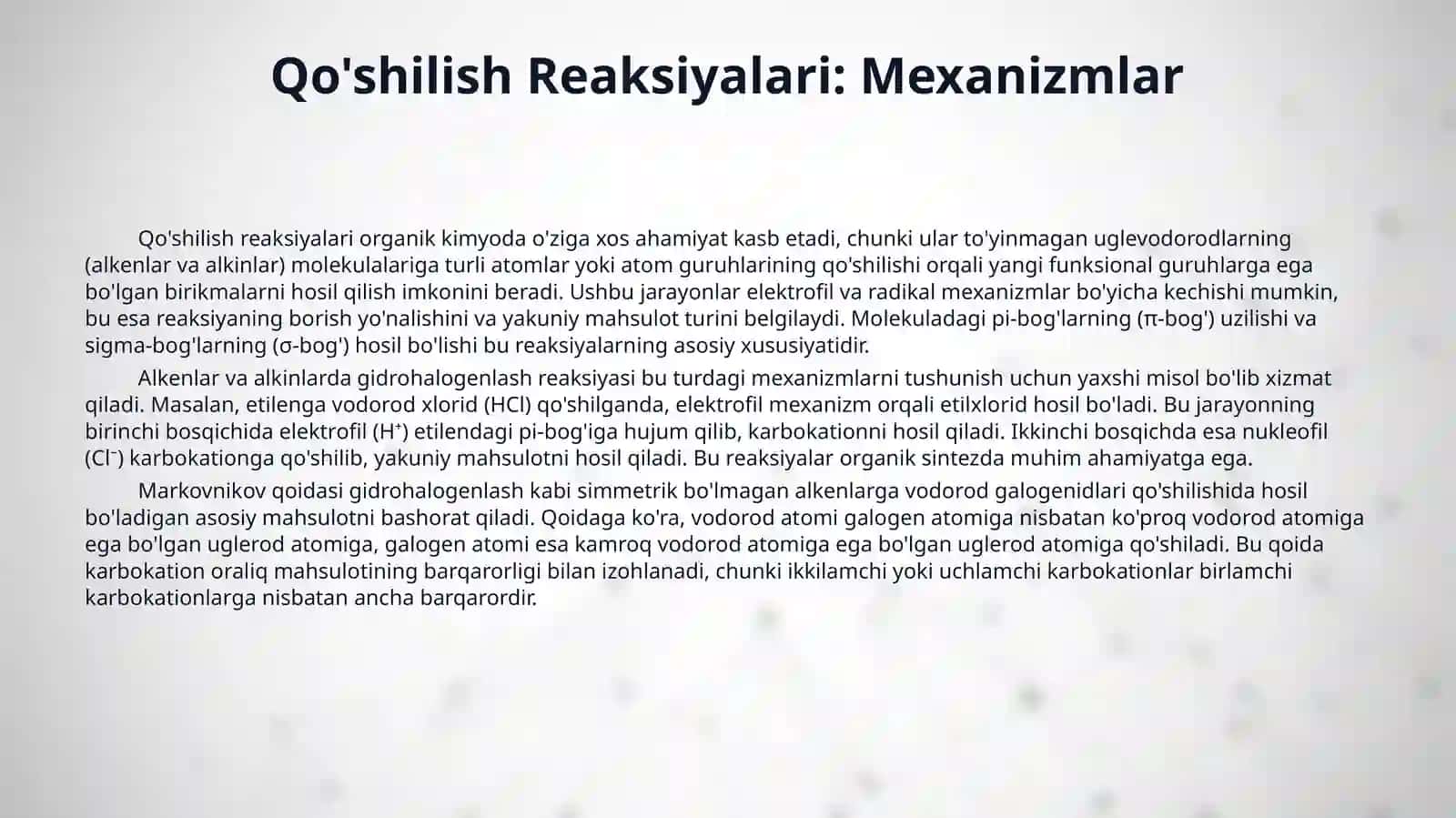 Organik kimyo reaksiyalari 4