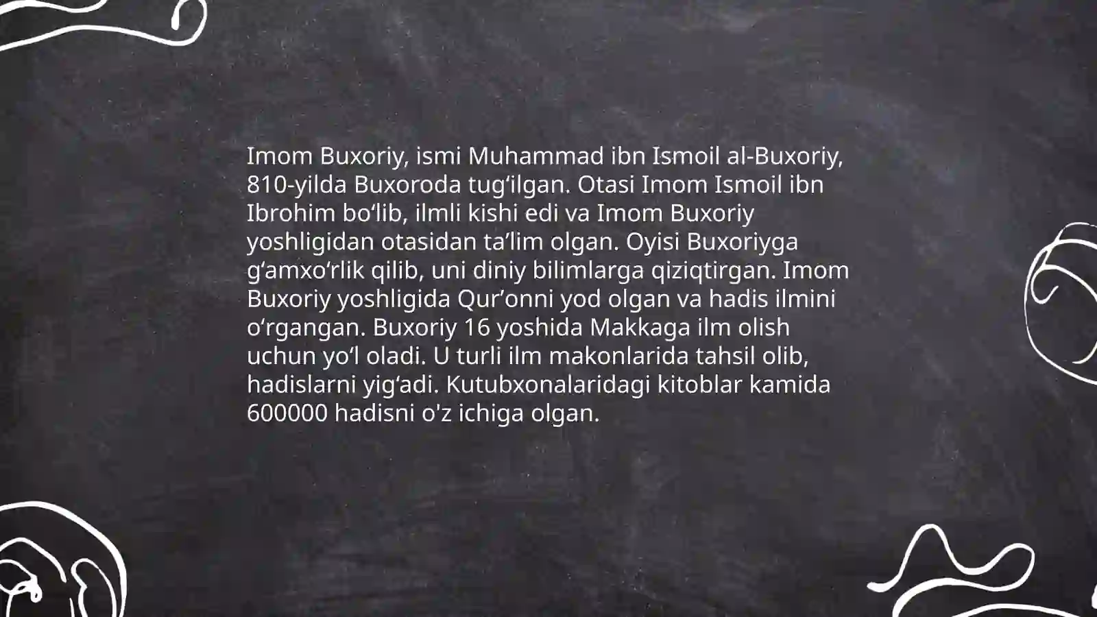 Imom buxoriy haqida 4
